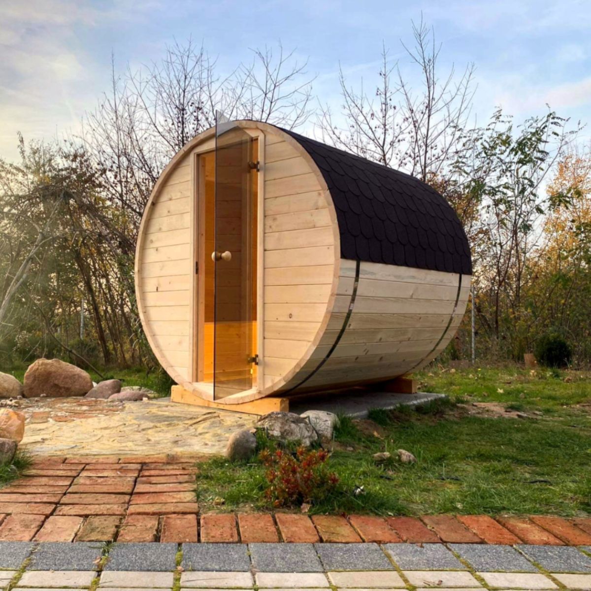 BARREL SAUNA PLAN