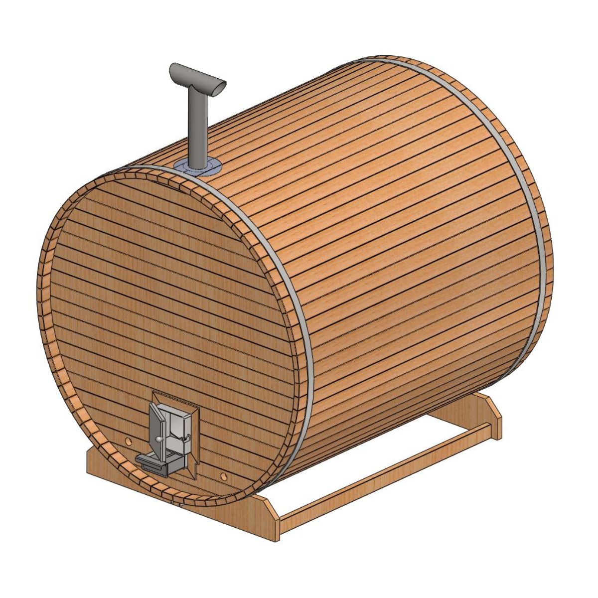BARREL SAUNA PLAN